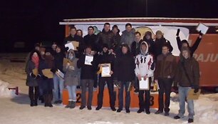 Paai&scaron;kėjo Vilniaus studentų kartingo lygos čempionai!