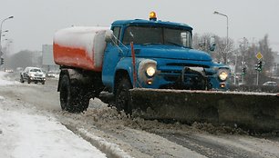 Eismo sąlygos uostamiestyje sudėtingos.