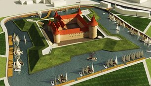 Galimybių studijos rengėjai, remdamiesi istorine medžiaga, siūlo atstatyti XIX amžiuje galutinai nugriautą Klaipėdos pilį.