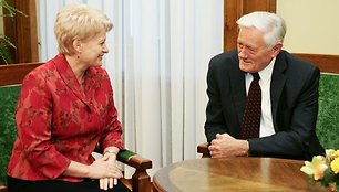 Dalia Grybauskaitė ir Valdas Adamkus