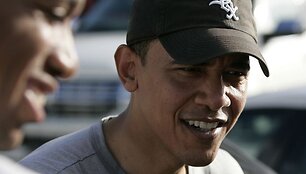 Barackas Obama per atostogas Havajuose.