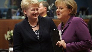 D.Grybauskaitė ir A.Merkel