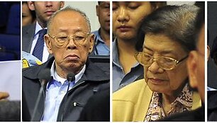 Keturi buvę raudonųjų khmerų režimo lyderiai: Khieu Samphanas, Iengas Sary, Ieng Thirith, Nuon Chea