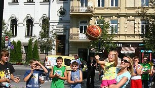 Renginio &bdquo;Muzikinis kamuolys&ldquo; akimirka