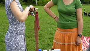 Ekologinės akcijos dalyviai