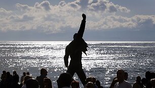 Skulptūra, pastatyta  Freddie Mercury garbei