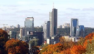 Vilnius nusidažė geltonai