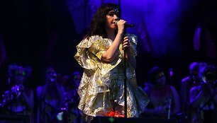 Bj&ouml;rk koncertas Vilniuje.