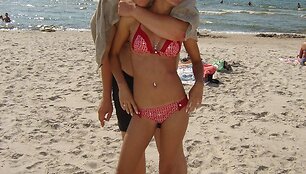 Bikini porelė Kristina ir Tadas