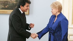 Prezidentė D.Grybauskaitė priėmė Prancūzijos valstybės sekretorių Europos Sąjungos reikalams P.Lellouche.