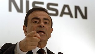 „Renault-Nissan“ aljanso vadovas Karlosas Ghosnas