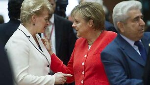 D.Grybauskaitė ir A.Merkel