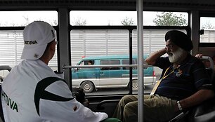 vaizad per autobuso langą... lietuvi&scaron;kas vaizdas...