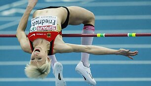 &Scaron;uolį į auk&scaron;tį laimėjo vokietė Ariane Friedrich