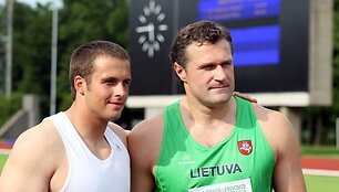 Aleksas Abromavičius ir Virgilijus Alekna