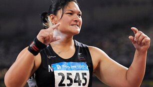 Olimpinė čempionė rutulio stūmime Valerie Vili