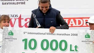 Penktojo Vilniuas maratono laimėtoja Diana Lobačevskė