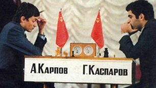 Gario Kasparovo ir Anatolijaus Karpovo dvikova prie&scaron; 25 metus