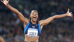 Auksinis Marion Jones finišas Sidnėjuje