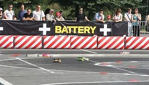Mini automobiliai Vilniaus centre