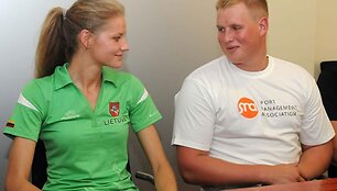 Airinė Pal&scaron;ytė ir Andrius Gudžius 