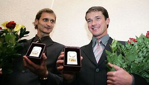 Andrejus Zadneprovskis ir Edvinas Krungolcas