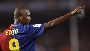 Prie rekordo labiausiai prisidėjo kamerūnietis Samuelis Eto'o
