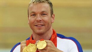Chris Hoy &ndash; tris kartus olimpinis čempionas ir Didžiosios Britanijos metų sportininkas