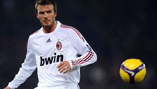 Davidas Beckhamas debiutavo Italijos čempionate