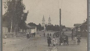 Balbieri&scaron;kio miestelis 1921 m. 