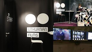 Lithuanian Films stendas Europos filmų mugėje