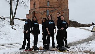 Ledo &scaron;ou &bdquo;Disney On Ice&ldquo; trupės nariai Vilniuje