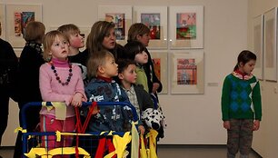 Vaikai Nacionalinėje dailės galerijoje