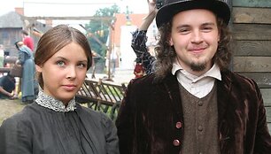Filmo &bdquo;Tadas Blinda. Pradžia&ldquo; filmavimo akimirka