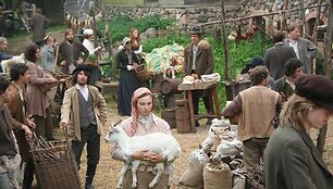 Filmo &bdquo;Tadas Blinda. Pradžia&ldquo; filmavimo akimirka