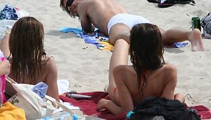 Besideginantis Mantas traukė kolegių žvilgsnius