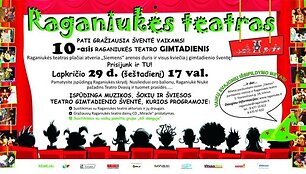 Raganiukės teatro gimtadienis