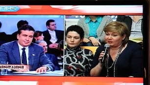 Edita Mildažytė Gruzijos televizijoje