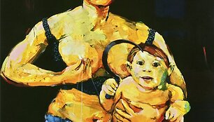 V. Marcinkevičiaus paveikslas &bdquo;XXI amžiaus Madona&ldquo;