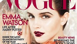 Emma Watson ant žurnalo viršelio