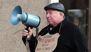 Mitingo dalyvis