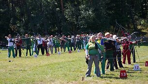 Rugpjūčio 15-16 d. Smiltynėjė vyko &scaron;audymo i&scaron; lanko varžybos.