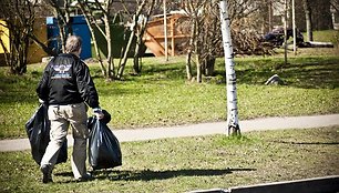 15min.lt skaitytojas dalijasi nuotraukomis iš „Darom“ akcijos Kaune, Šilainių mikrorajone.