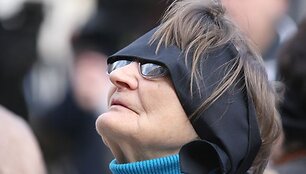 Protesto akcijos akimirka