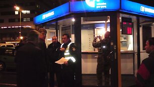 Vilniuje bandyta apiplė&scaron;ti banką.