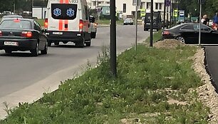 Skaitytojo užfiksuota avarija