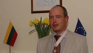 Apdovanojimą gavęs A.&Scaron;idlauskas