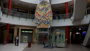 Pirmą kartą Lietuvoje sukurta didžiausia velykinio margučio aplikacija.