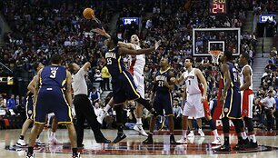 Jonas Valančiūnas pradėjo karjerą NBA: &bdquo;Raptors&ldquo; &ndash; &bdquo;Pacers&ldquo;. 