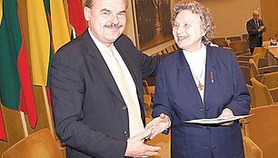 Laisvės premija įteikta buvusiai disidentei Nijolei Sadūnaitei.
